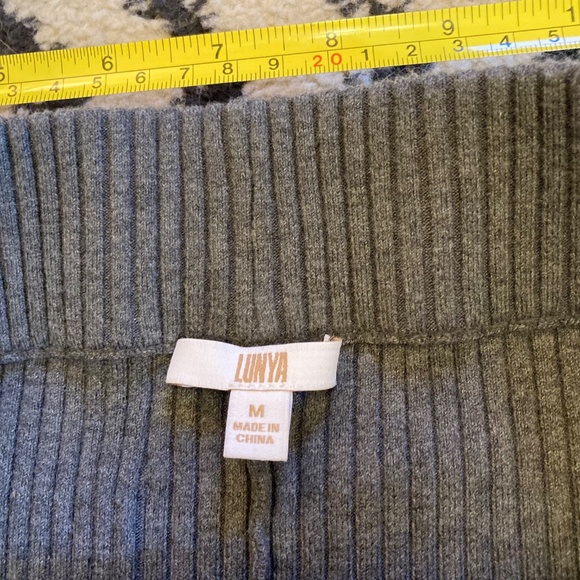 Lunya Women’s Cottonsilk Ribbed Legging Restful Gray Heather Size M EUC - Picture 10 of 14